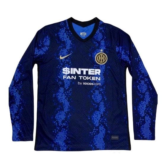 Tailandia Camiseta Inter Milan Replica Primera Ropa ML 2021/22